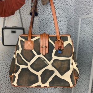 Dooney & Bourke giraffe print purse
